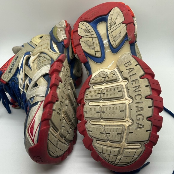 Balenciaga Track 2 'Beige Blue Red' [568614W2GN28570] EU 38 US 8. - Picture 5 of 8